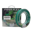 Linha Multifilamento Crown Fiber Flex 45mm 100m Verde
